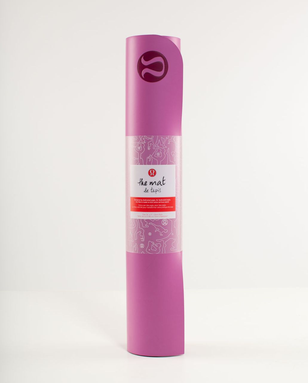 Lululemon Yoga Mat 180 x 66 cm high density fuchsia pink w