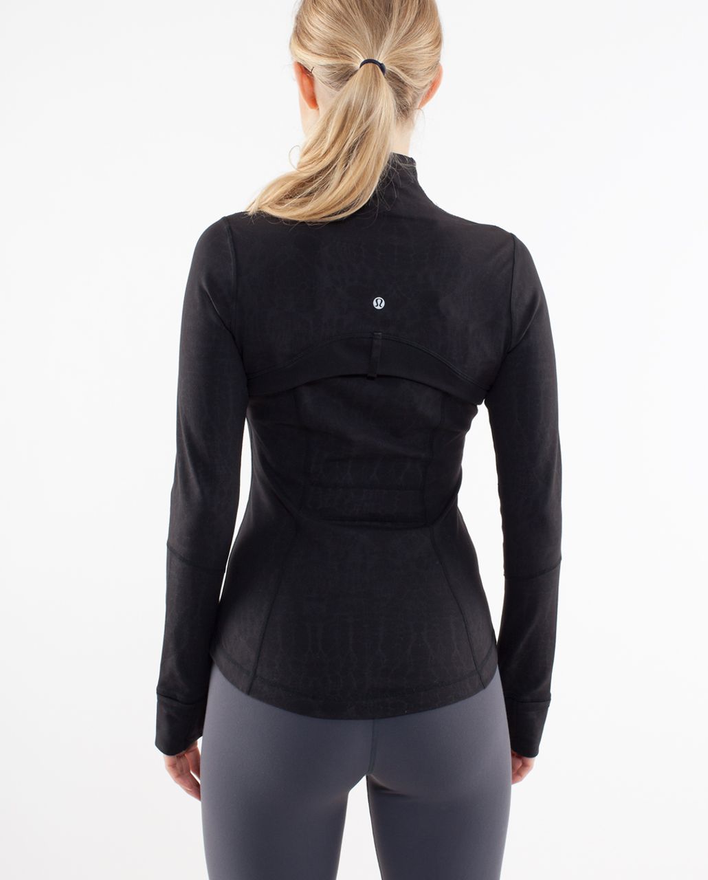 Lululemon Define Jacket - Black Glacier Lace Embossed /  Black