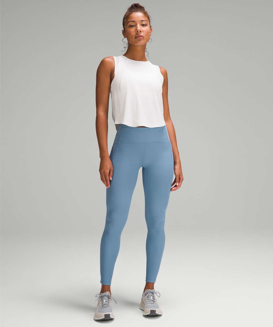 Lululemon Swift Speed High-Rise Ribbed Tight 28 - Utility Blue - lulu  fanatics