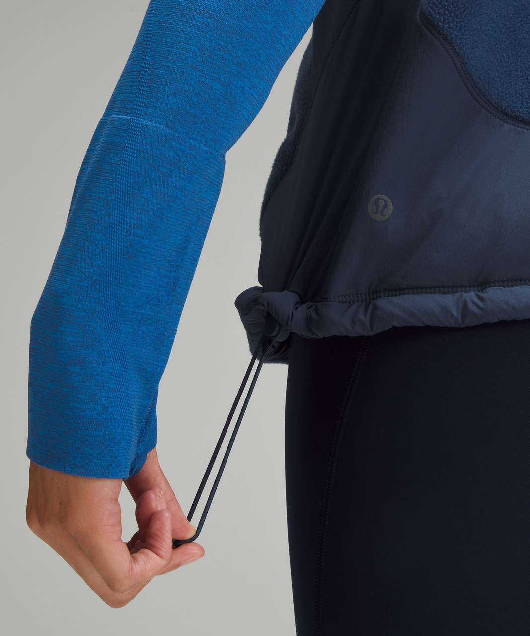 Lululemon Fleece-Lined Running Vest - Mineral Blue