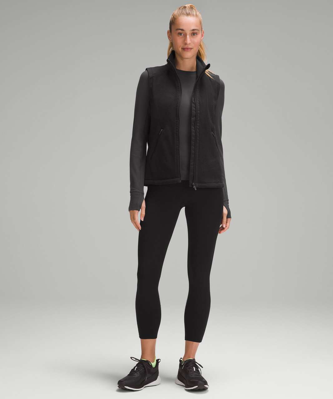 Lululemon Fleece-Lined Running Vest - Black