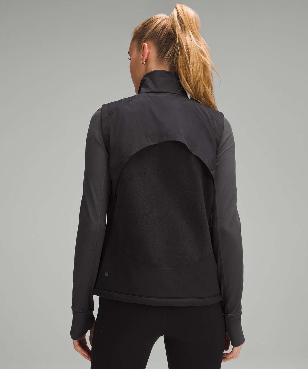 Lululemon Fleece-Lined Running Vest - Black