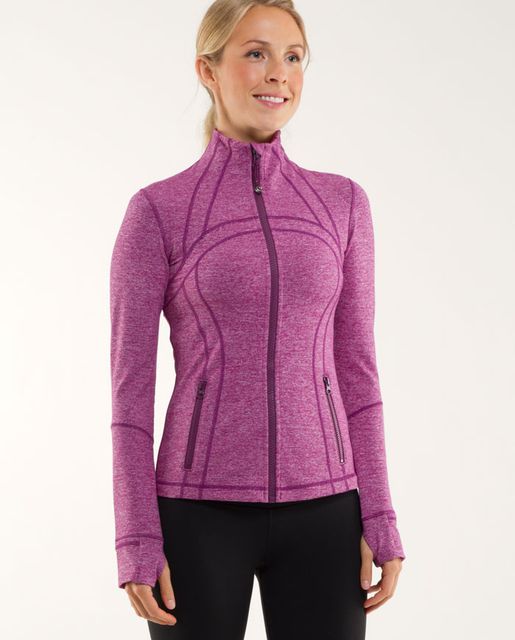 Lululemon Define Jacket - Heathered Herringbone Heathered Black White ...