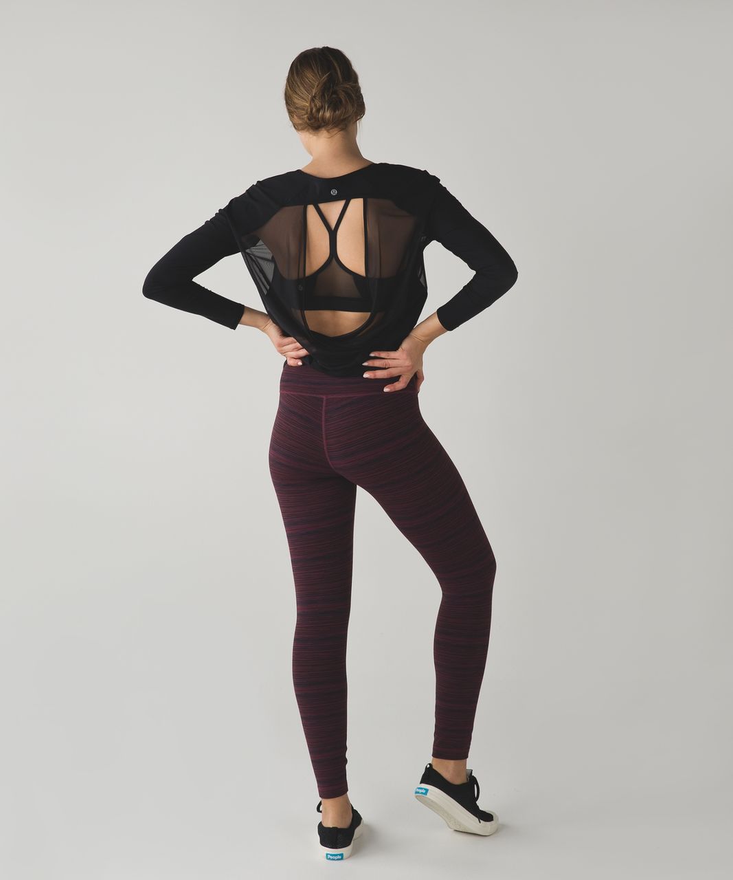 Lululemon High Times Pant size 8 Bordeaux Drama NWT Purple Luon Yoga 7/8  Tights