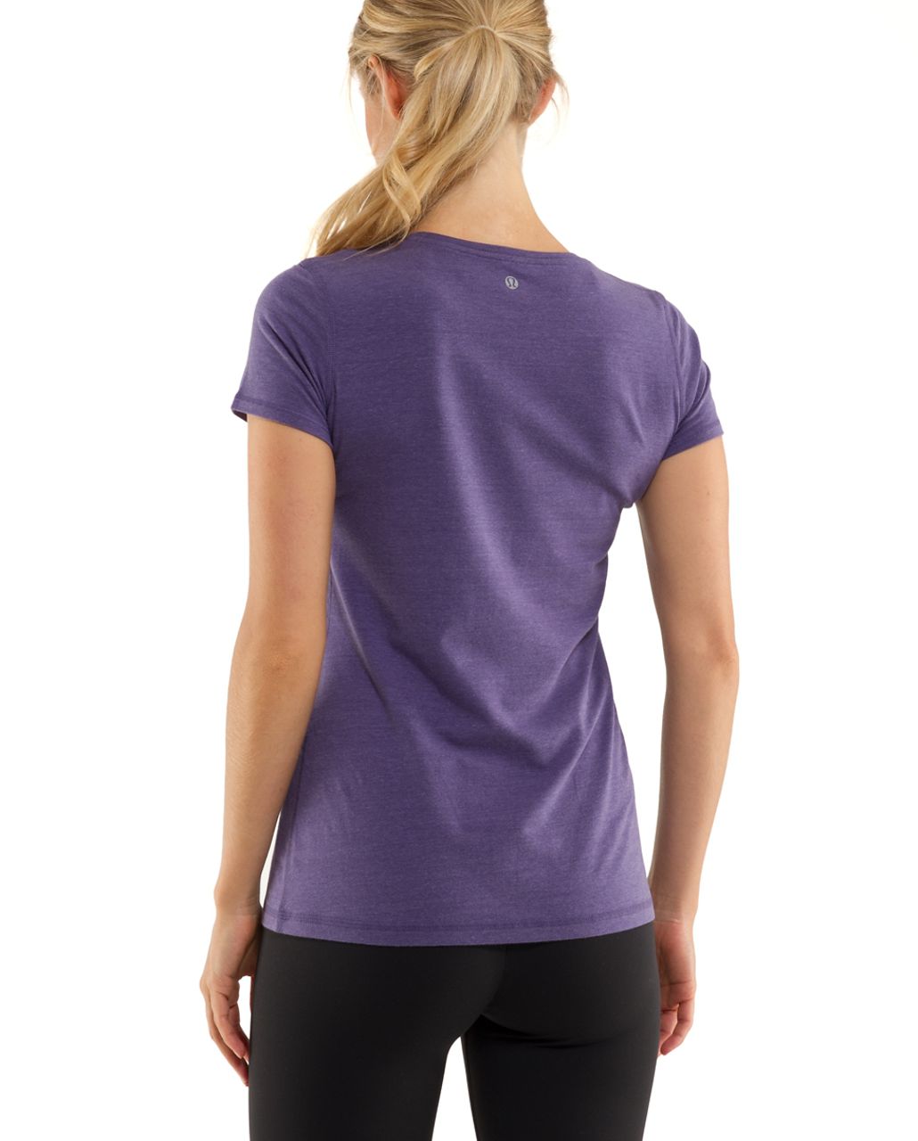 Lululemon Lively Crewneck Tee *Vitasea - Heathered Persian Purple