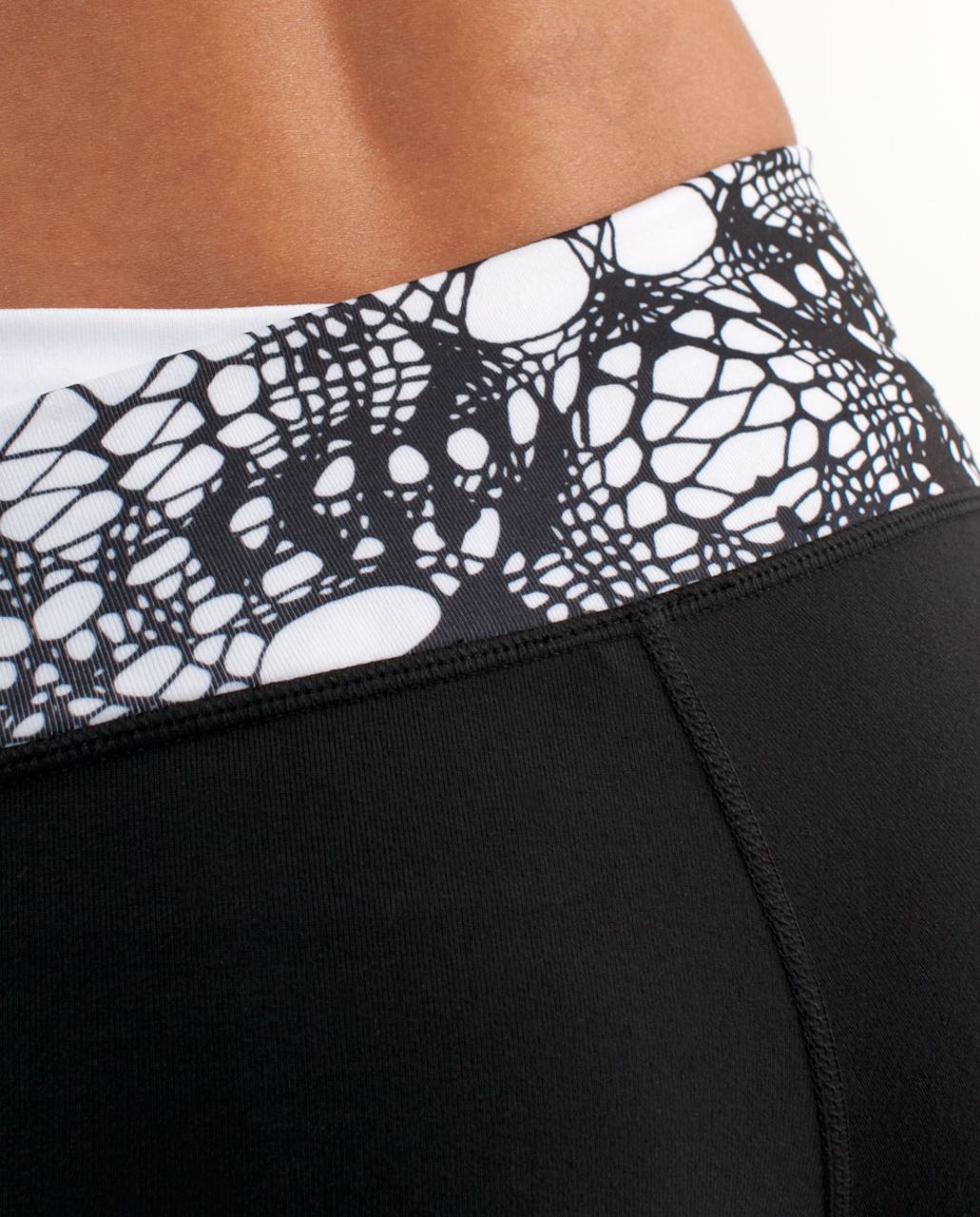 Lululemon Astro Pant (Tall) - Black /  Black Glacier Lace Embossed /  White Black Glacier Lace