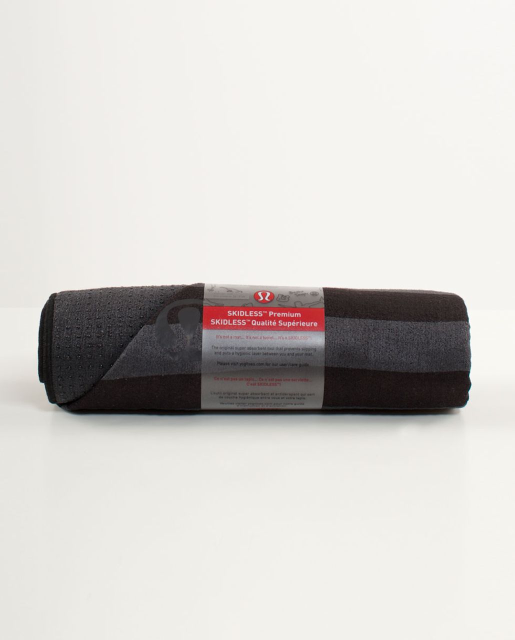 Lululemon Skidless Towel - Deep Coal Coal Wide Tonal Stripe