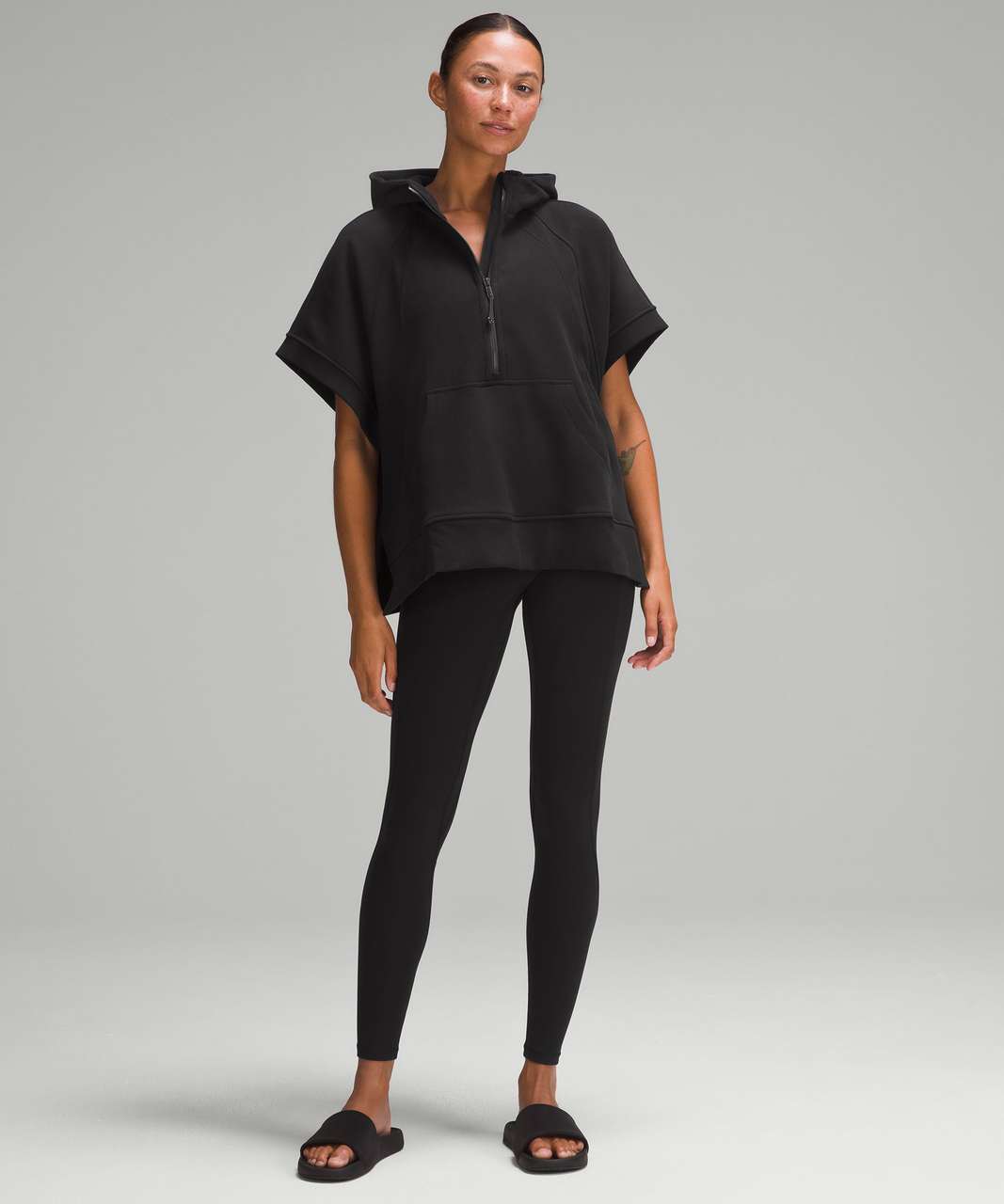 Lululemon Scuba Oversized Short-Sleeve Pullover - Black