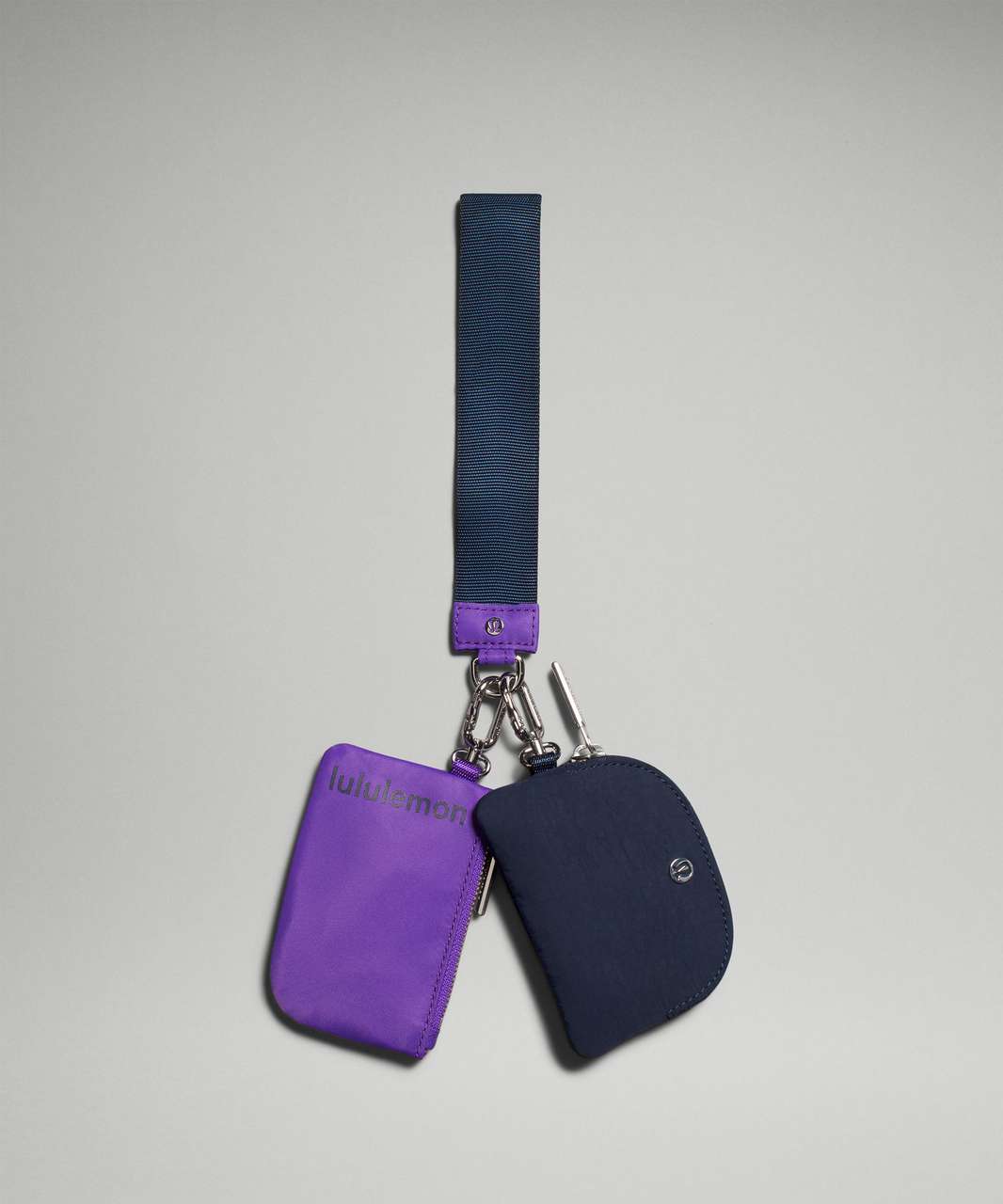 Lululemon Dual Pouch Wristlet - True Navy / Atomic Purple - lulu