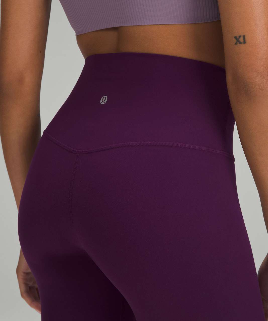 Lululemon Align Ribbed High-Rise Crop 23 - Dramatic Magenta