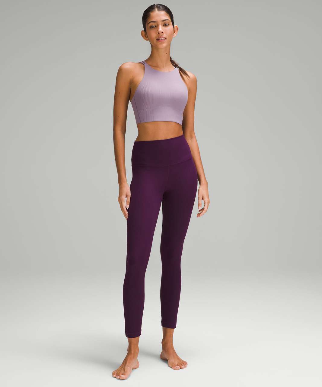 Lululemon Align Ribbed High-Rise Pant 25 - Dramatic Magenta - lulu fanatics