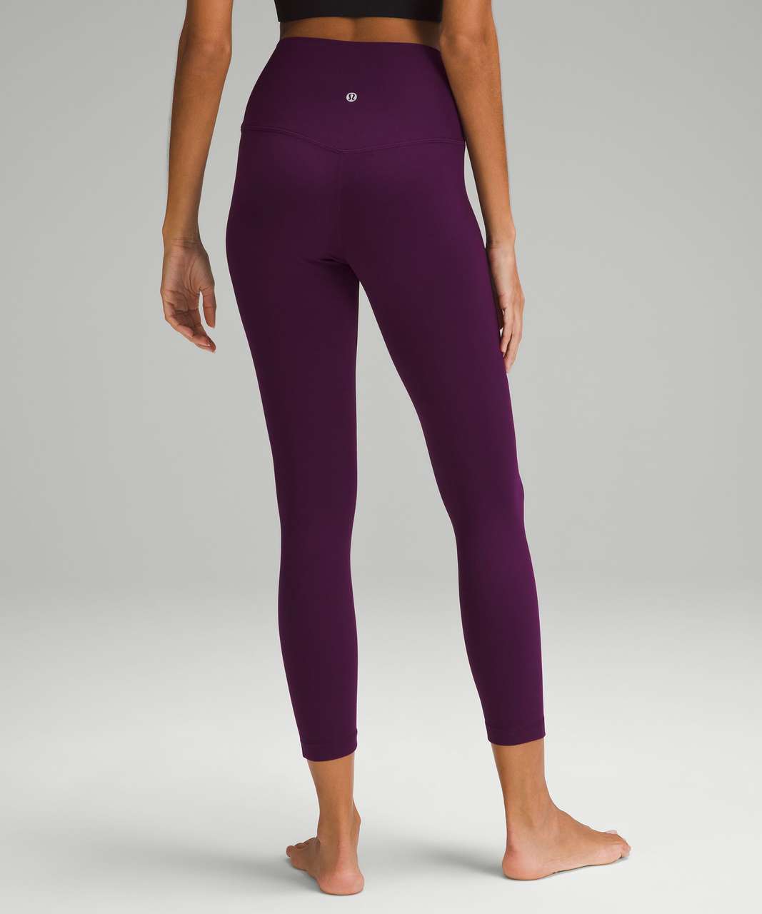 Lululemon Align Crop 21 Love Knot Violet Verbena Purple Tie Nulu Leggings 4