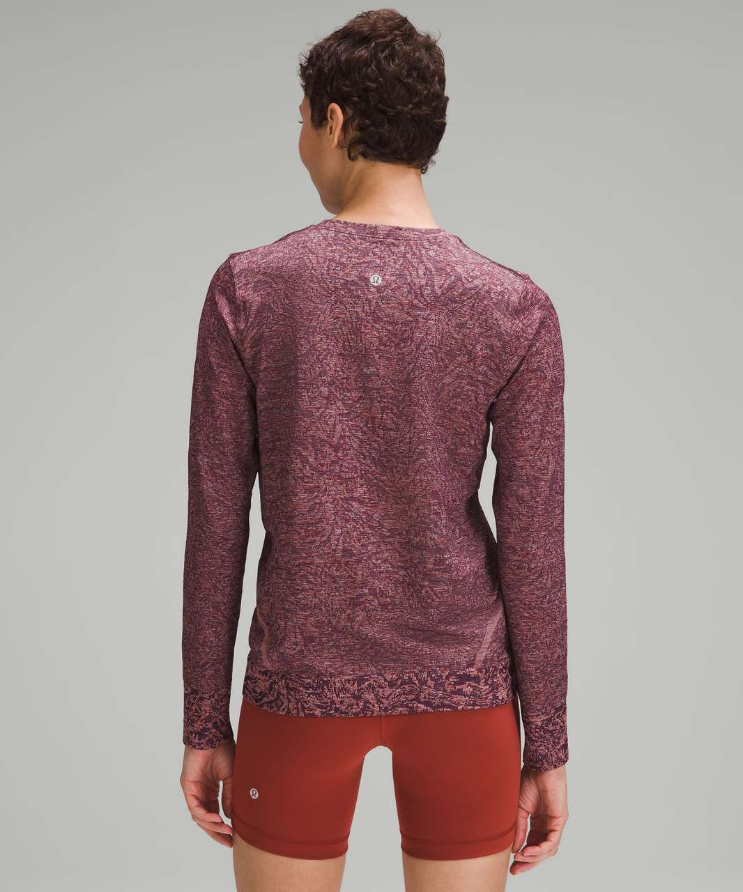 Lululemon Swiftly Relaxed Long-Sleeve Shirt - Contour Form Dramatic Magenta