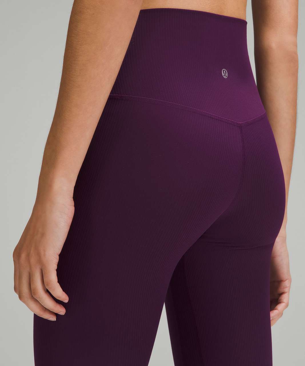 OOTD Lululemon Align Ribbed HR Pant in Purple Ash and Sculpt