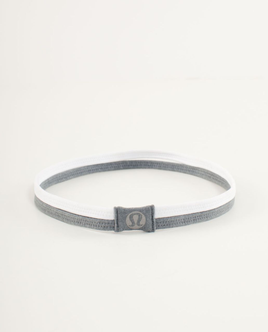 Lululemon DANCE! Headband - White /  Heathered Blurred Grey