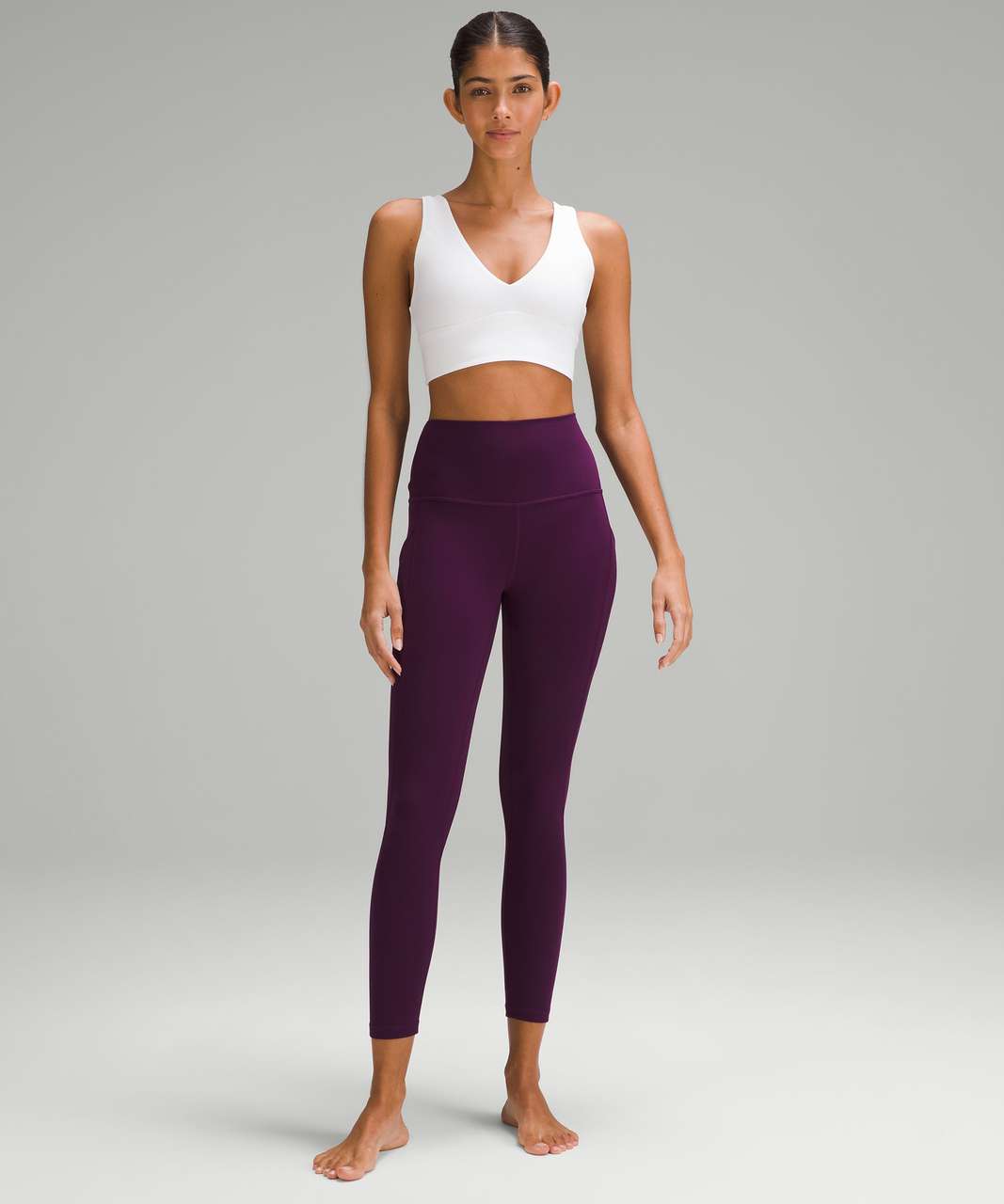 NWT Lululemon Align Pants 25” with Pockets Size 10 Purple
