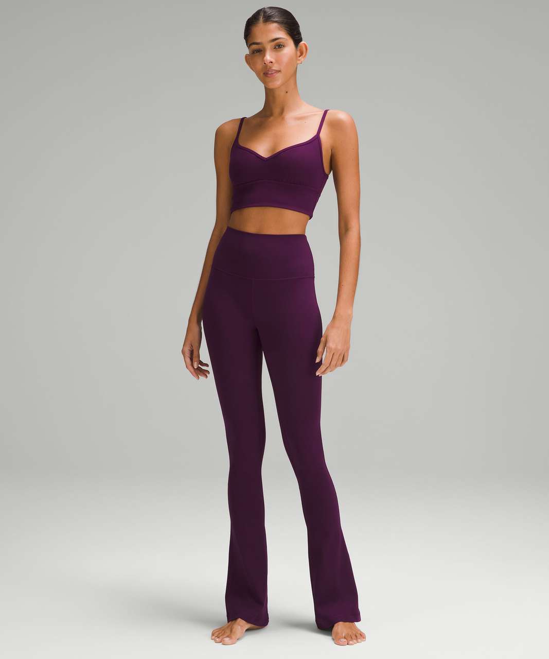 Lululemon Loungeful Straight Leg Pant - Magenta Purple - lulu fanatics