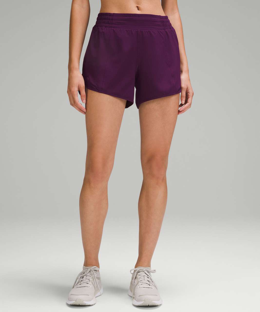 Lululemon Hotty Hot High-Rise Lined Short 4 - Dramatic Magenta