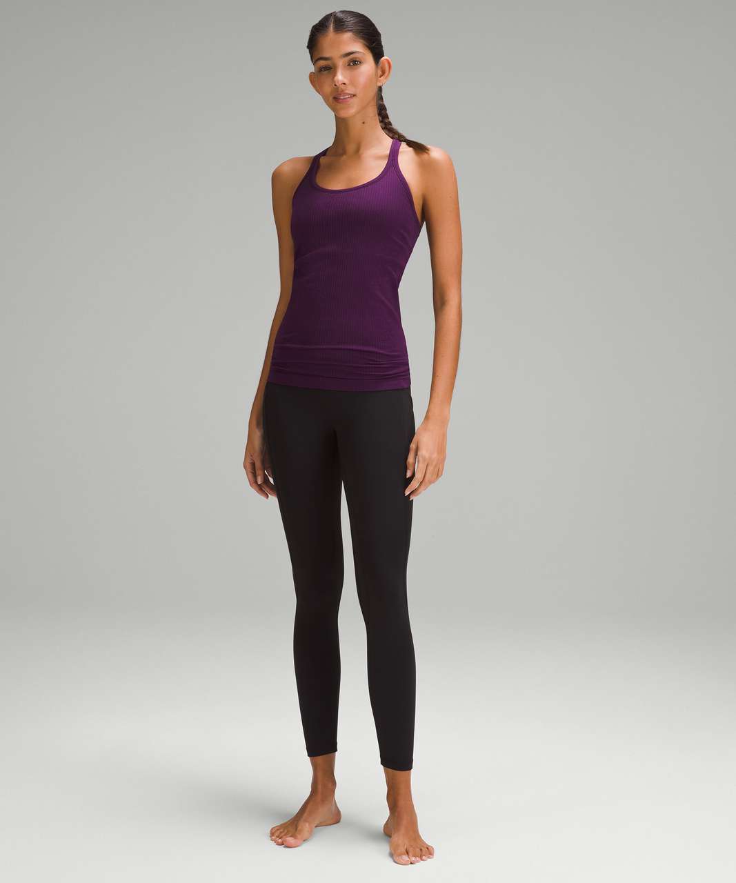 Lululemon Ebb to Street Tank Top - Dramatic Magenta