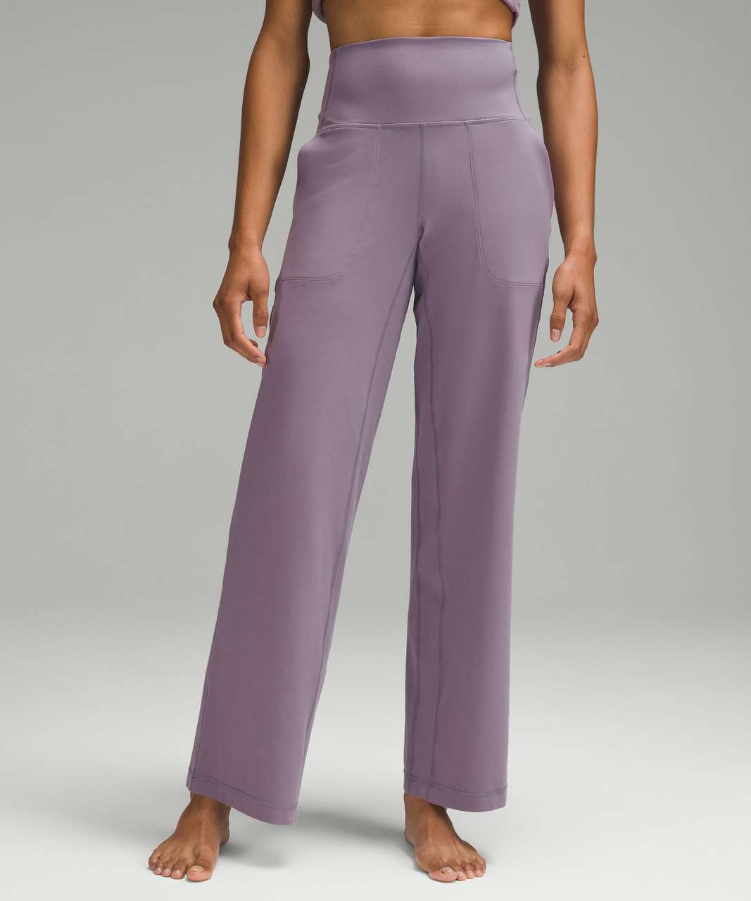 Lululemon Align High-Rise Wide-Leg Pant *Short - Purple Ash - lulu fanatics