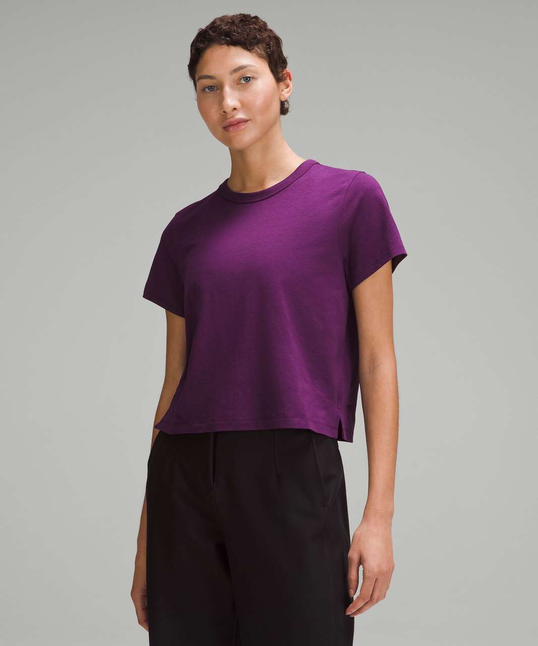 Lululemon Classic-Fit Cotton-Blend T-Shirt - Dramatic Magenta