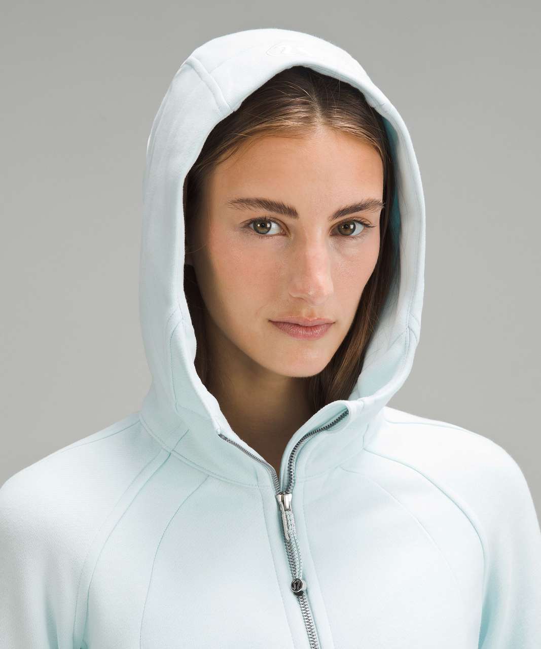 Lululemon Scuba Hoodie Plush Chambray and Alpine White Light Blue Full Zip  8 - $80 - From Emily