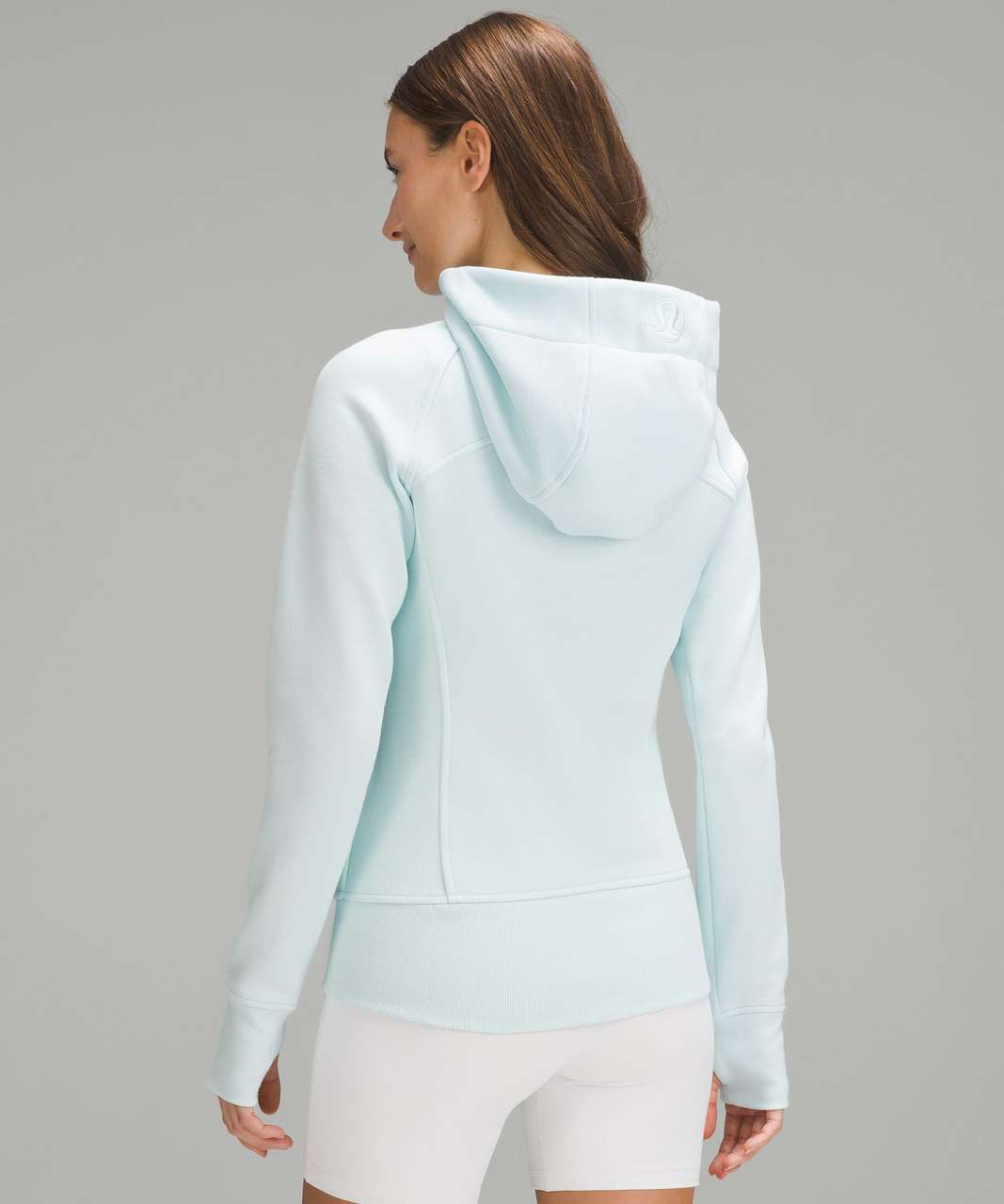 Lulu Brand Substitutes Scuba Full Zip Hoodie Yoga Shirt Lumbar