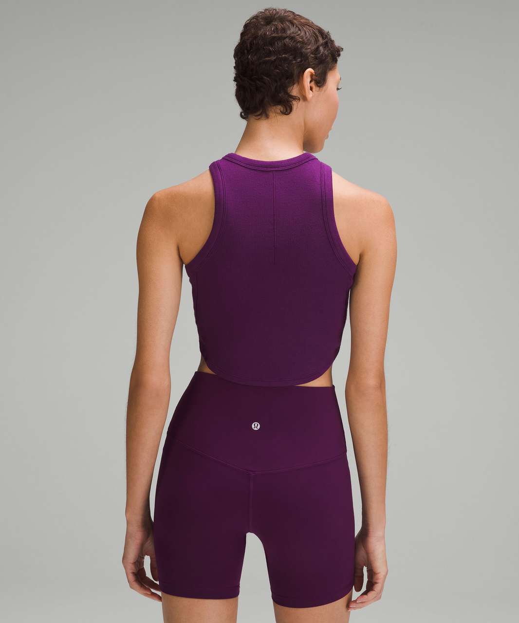 Lululemon Hold Tight Cropped Tank Top - Dramatic Magenta
