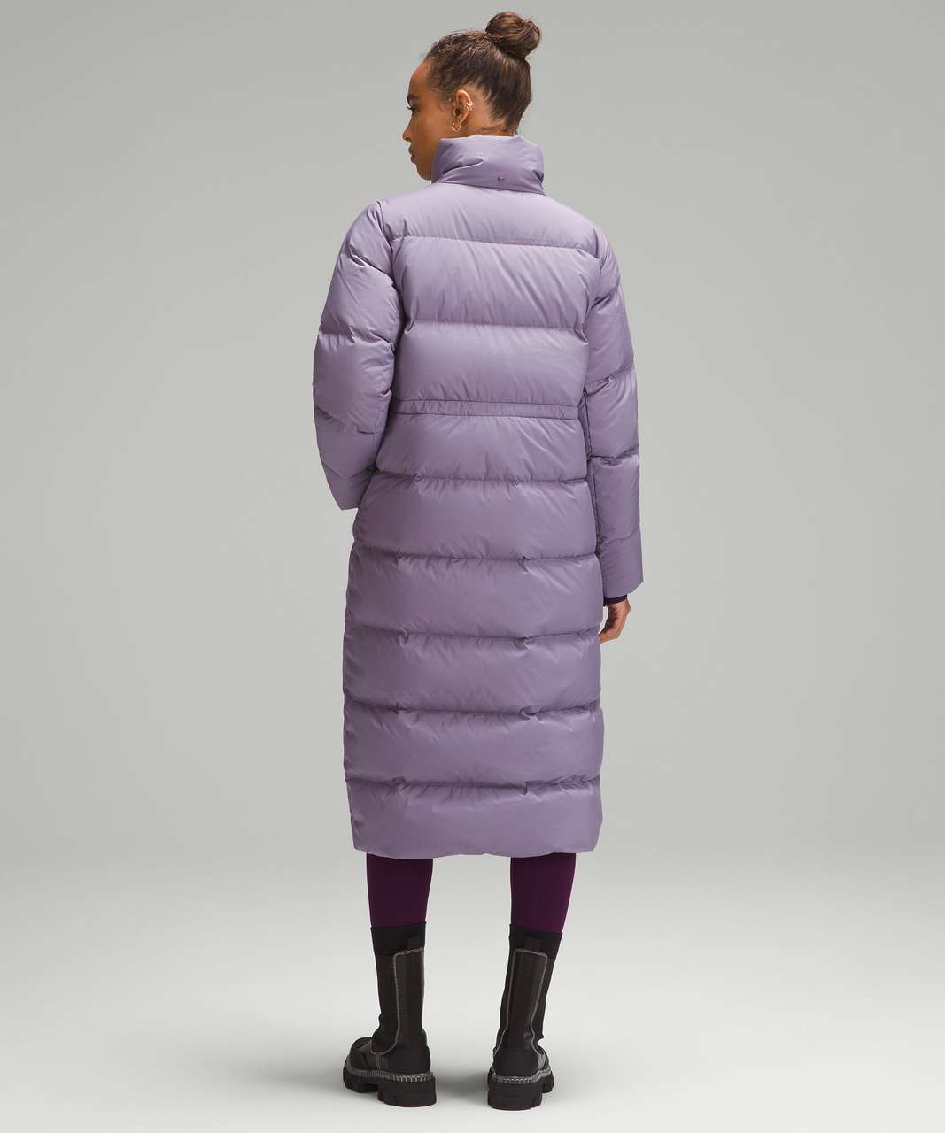 Lululemon Wunder Puff Long Jacket - Purple Ash - lulu fanatics