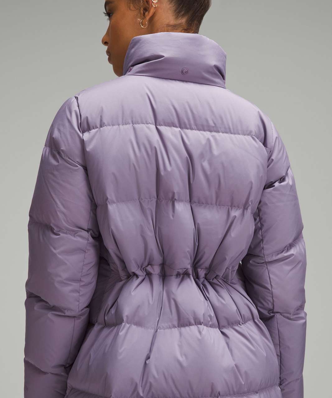 Lululemon Wunder Puff Long Jacket - Purple Ash