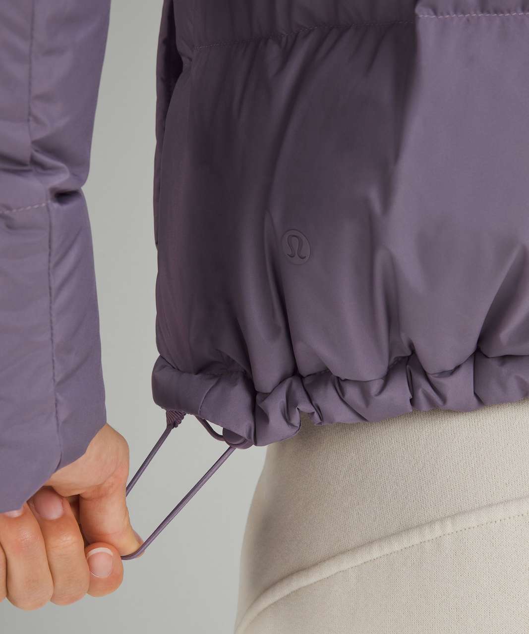 Lululemon Wunder Puff Cropped Jacket - Purple Ash