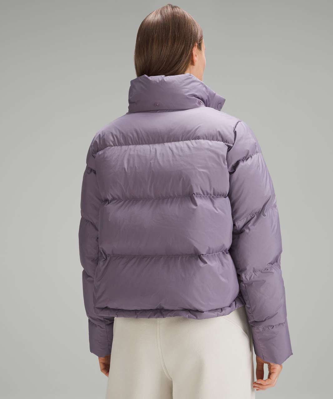 Lululemon Wunder Puff Cropped Jacket - Purple Ash