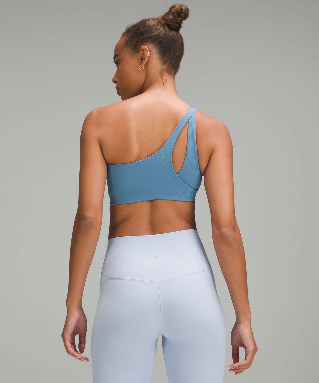 NEW Lululemon Ribbed Nulu Asymmetrical Yoga Bra Light Support A/B