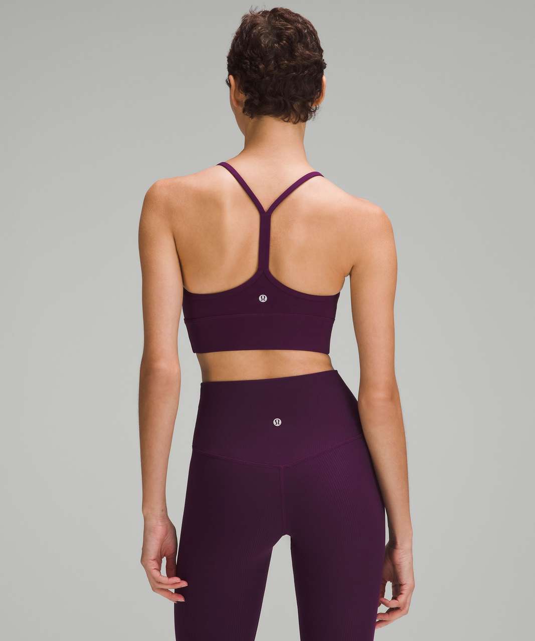 Lululemon Ribbed Nulu High Neck Bra in Magenta Purple, Women's Fashion,  Activewear on Carousell