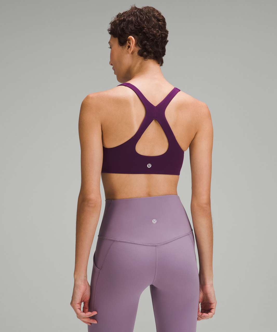 Lululemon SmoothCover Yoga Bra *Light Support, B/C Cup - Dramatic Magenta