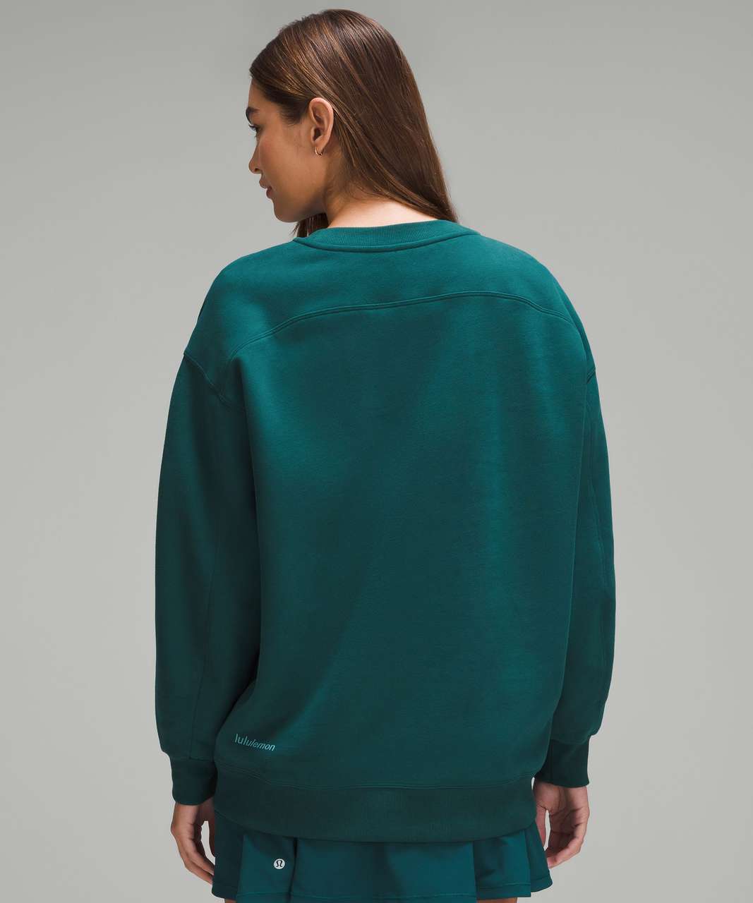 Lululemon Perfectly Oversized Crew - Tidewater Teal - lulu fanatics