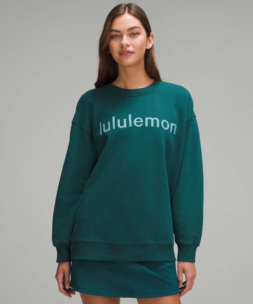 Lululemon Perfectly Oversized Crew *Fleece - Sheer Blue - lulu