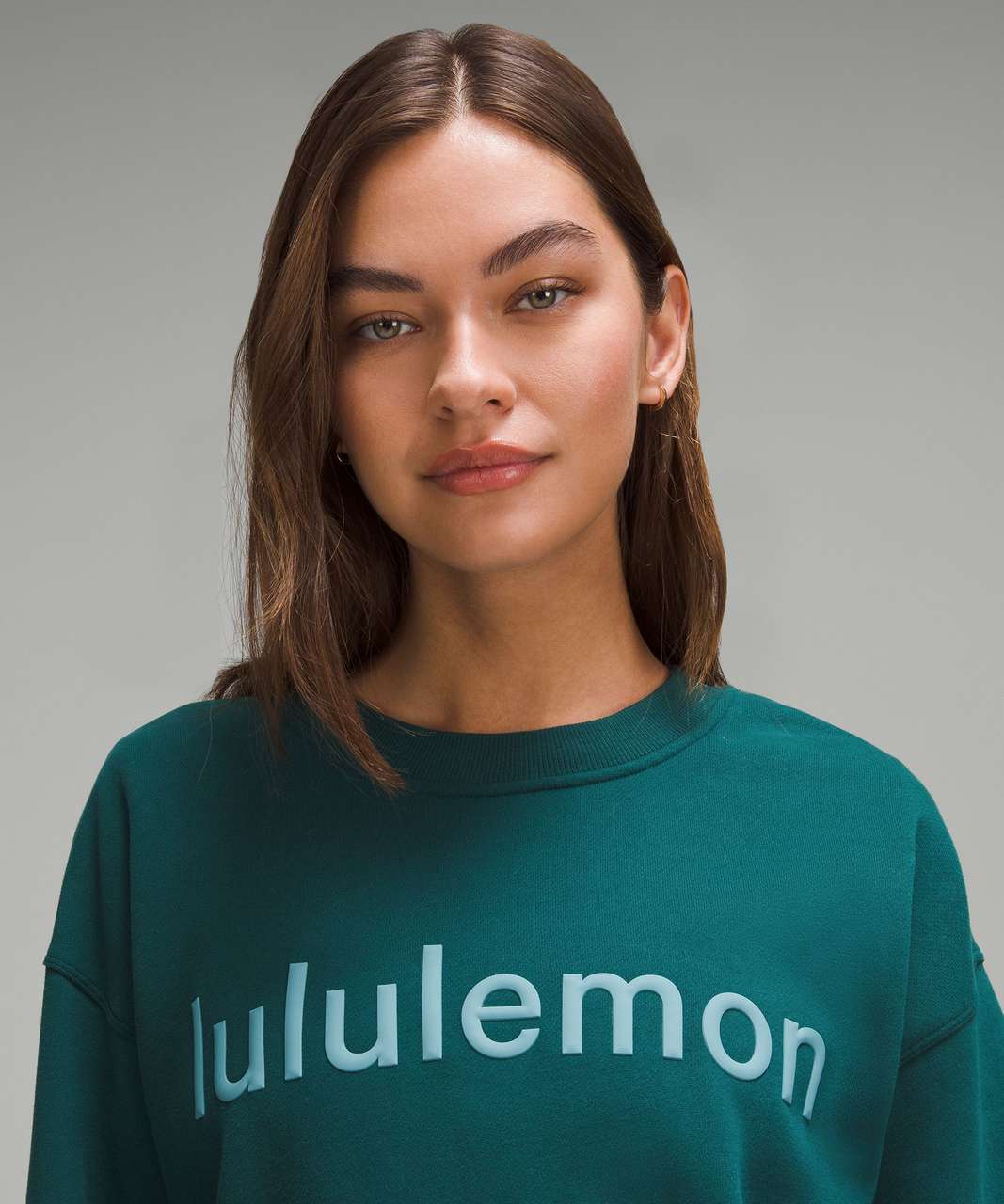 Lululemon Perfectly Oversized Crew *Fleece - Sheer Blue - lulu