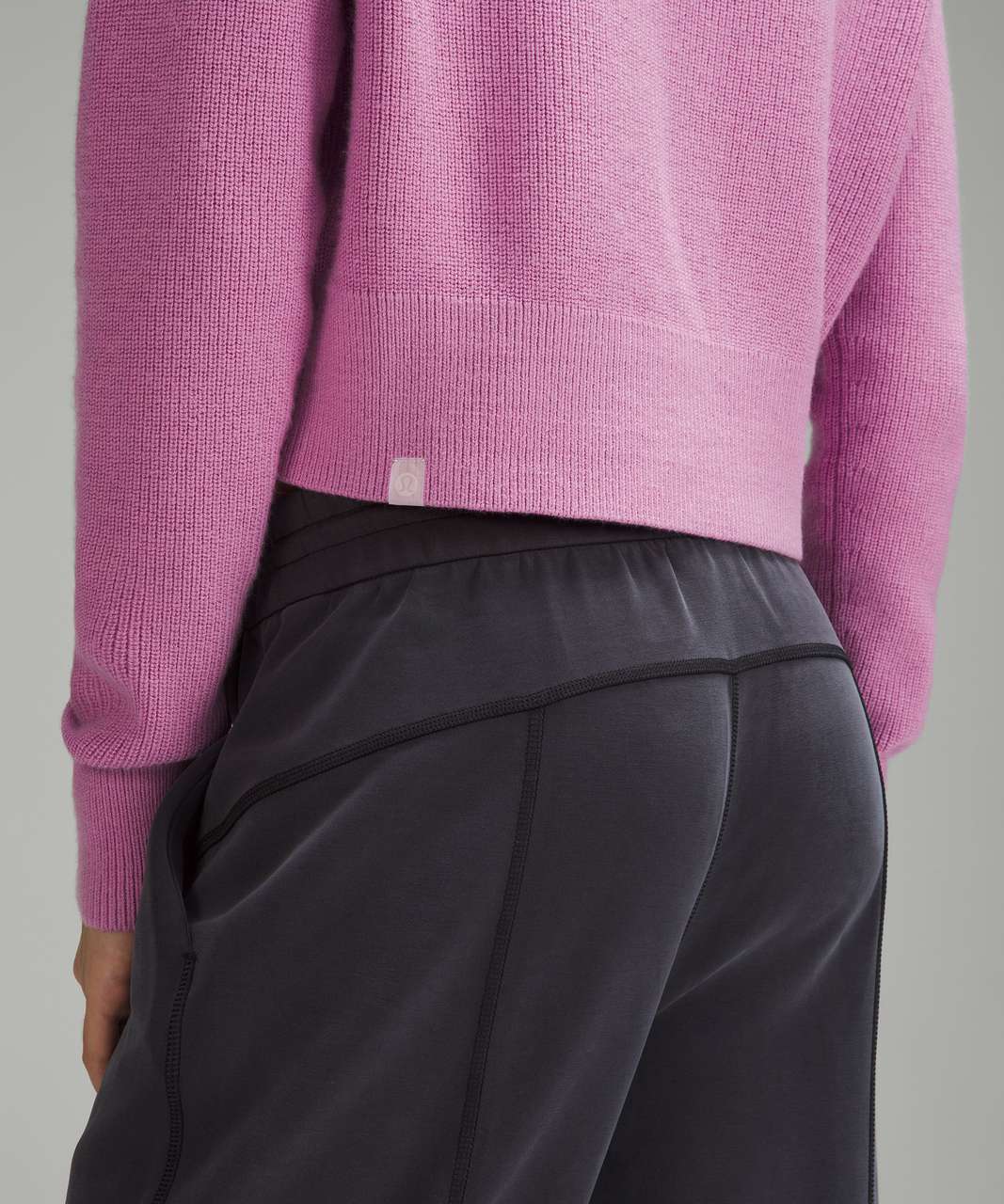 Lululemon Collared Merino Wool-Blend Sweater - Dahlia Mauve