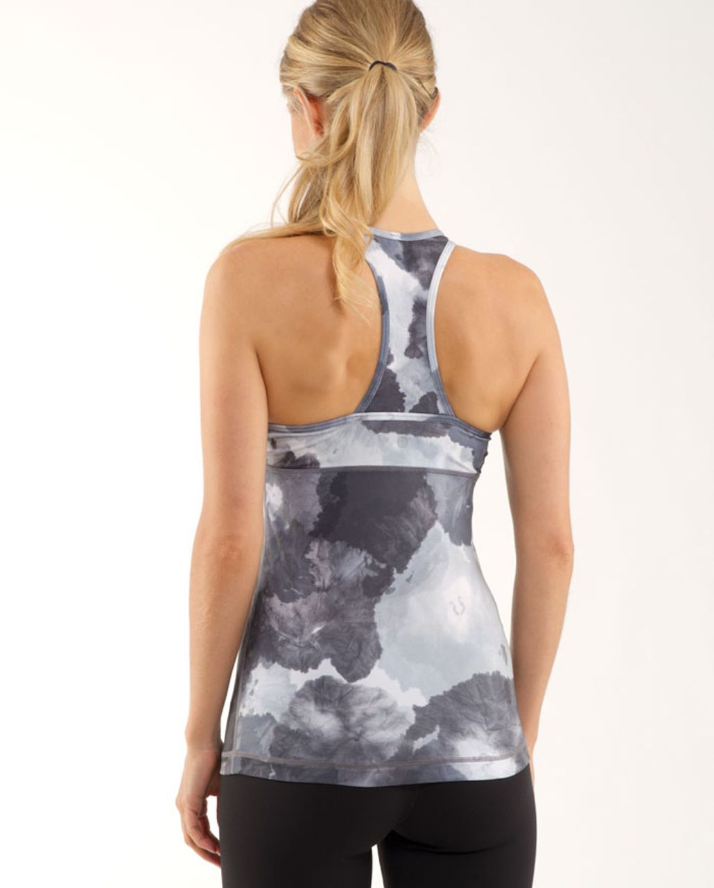 Lululemon Deep V Tank - White Coal Tinted Canvas Super