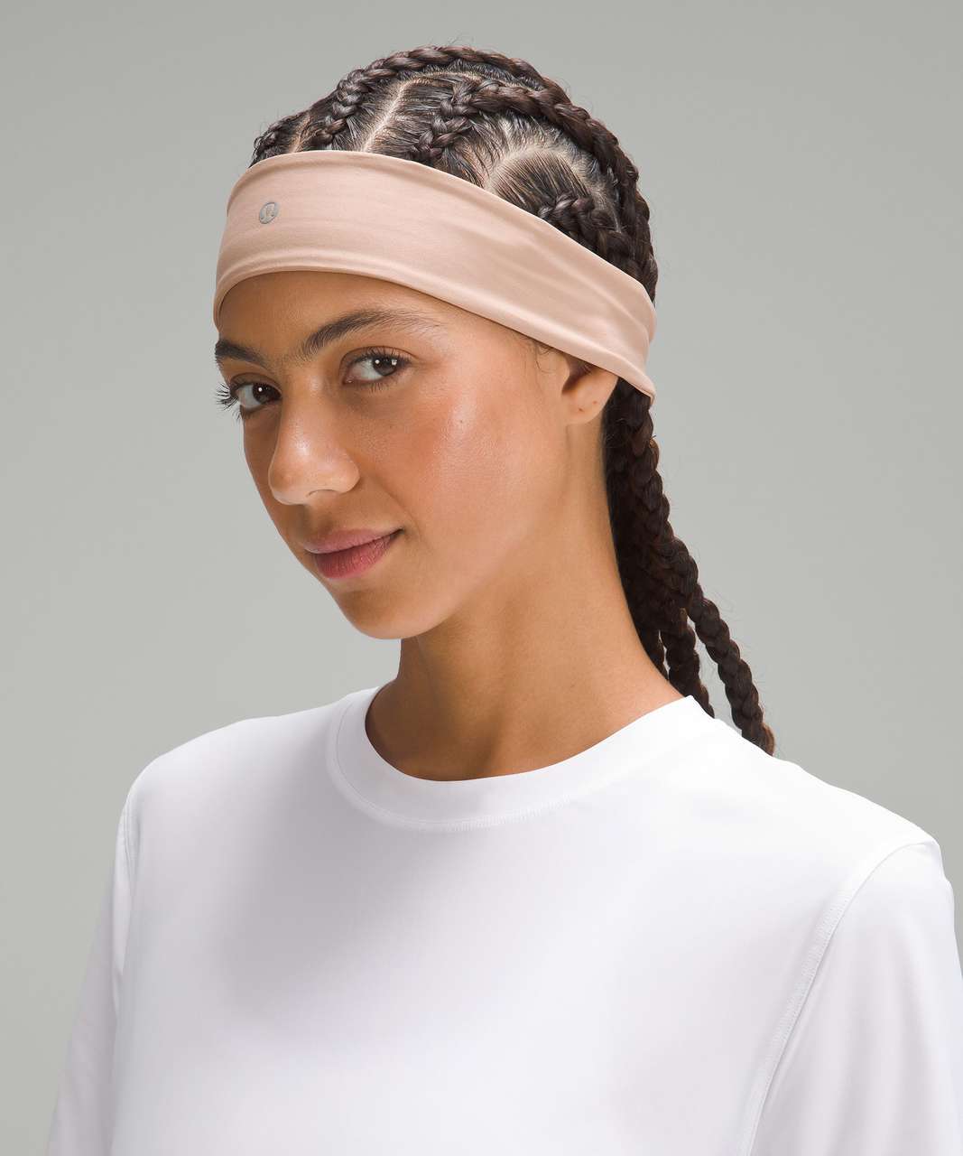 Lululemon Womens Fly Away Tamer Headband - Pink Clay