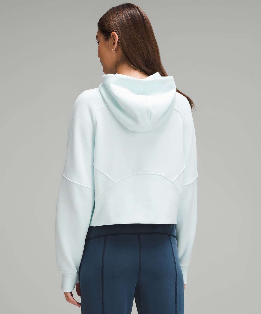 Scuba Full Zip Hoodie Sheer Blue