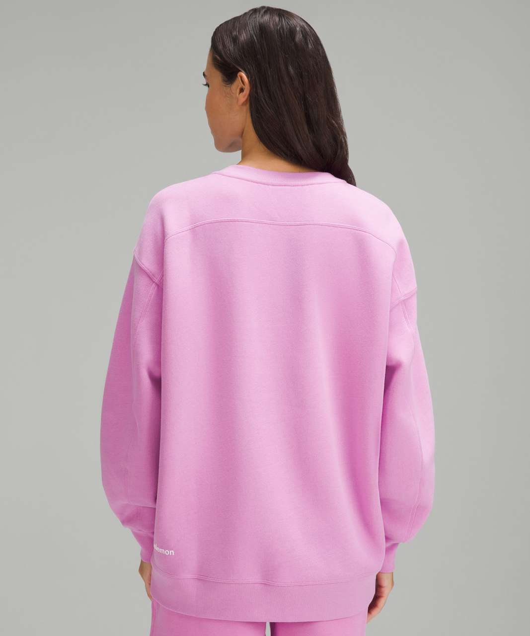 Lululemon Perfectly Oversized Crew *Fleece - Dahlia Mauve - lulu fanatics