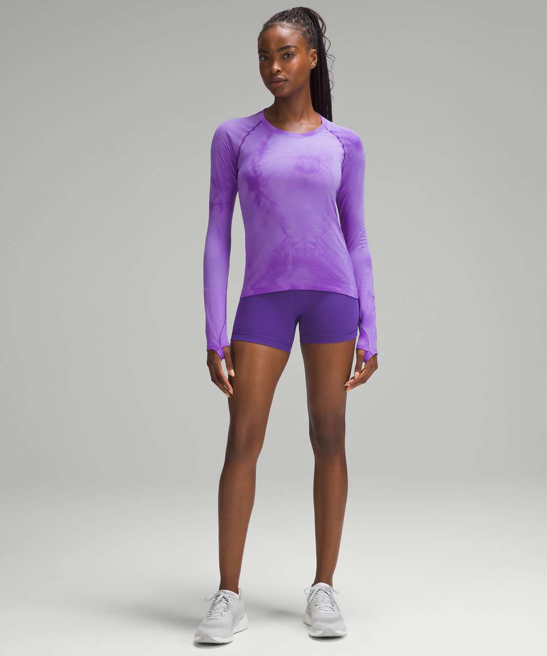 Lululemon Swiftly Tech Long-Sleeve Shirt 2.0 *Race Length - Dark Lavender /  Dark Lavender - lulu fanatics