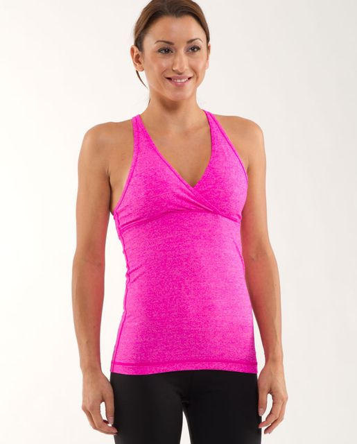 Lululemon Deep V Tank - Heathered Lilac - lulu fanatics