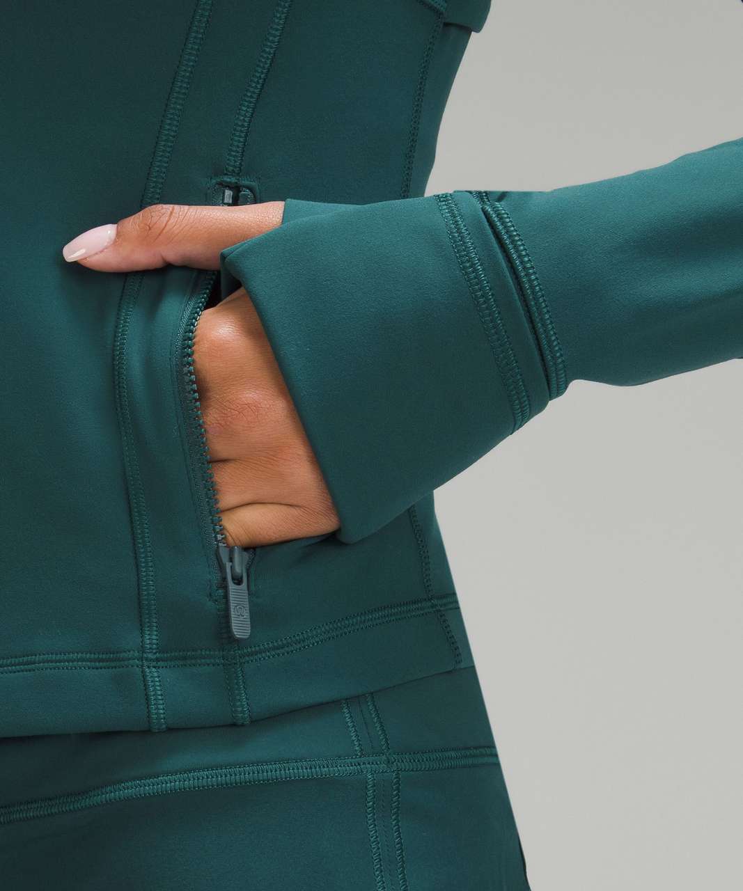 Lululemon Cropped Define Jacket *Nulu - Storm Teal - lulu fanatics