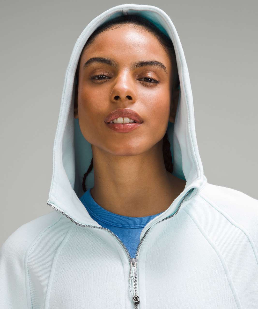 Lululemon Scuba Oversized Half-Zip Hoodie - Sheer Blue - lulu fanatics