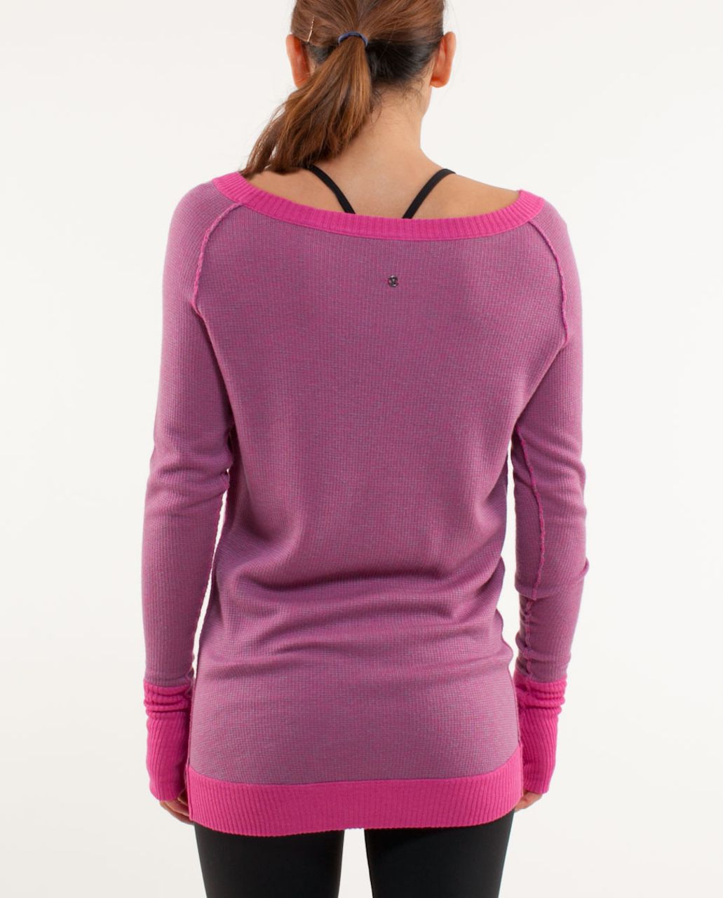 Lululemon Chai Time Pullover II - Heathered Paris Pink /  Blurred Grey