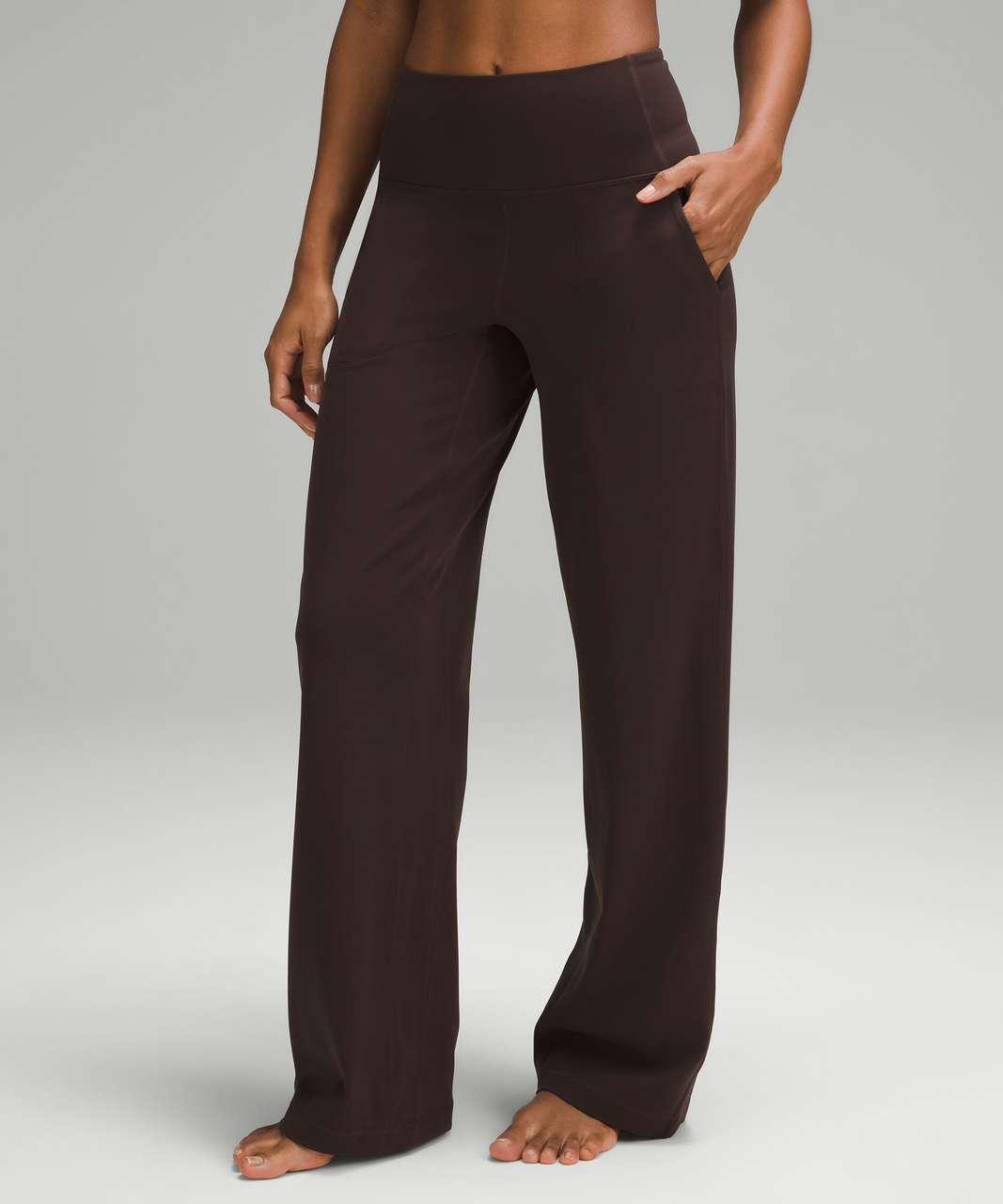 Lululemon Align High-Rise Wide-Leg Pant 31 - Java - lulu fanatics