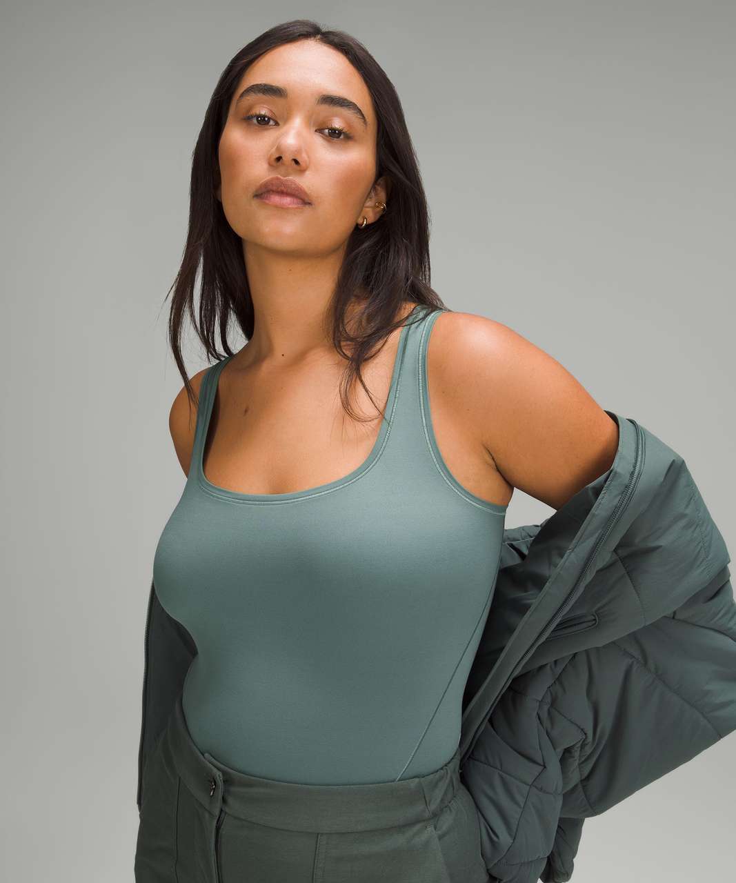 Night out in Wundermost Ultra-Soft Nulu Square-Neck LS Bodysuit (S) 🫶🏼 :  r/lululemon